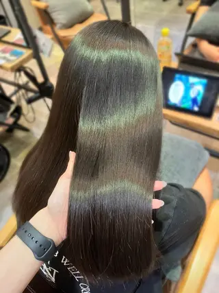 ロング 🫧縮毛矯正支持率 No.1 ほのか🫧のヘアスタイル