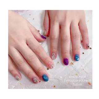 ショート ネイル 👑enen style👑のネイルデザイン