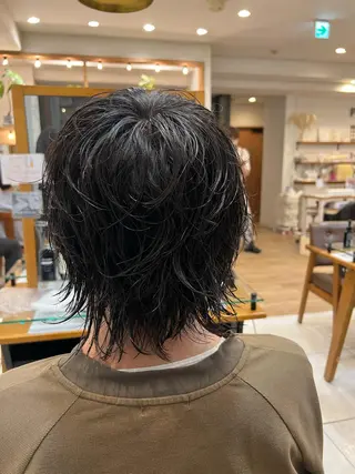 メンズ スパイキー/韓国 パーマ/メンズ/直輝のヘアスタイル