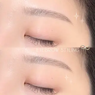 アイブロウ 束感まつげ/透明感眉 🎀 haru 🤍のマツエク・マツパデザイン