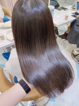 セミロング 縮毛矯正/韓国ヘア /レイヤー🎀ミズキのヘアスタイル