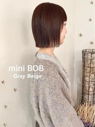 ショート カラー 市川 千夏のヘアスタイル