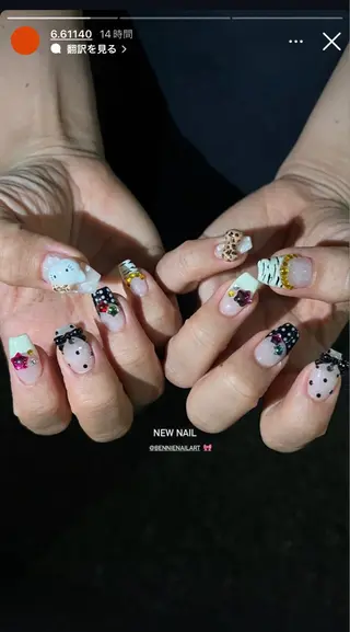 ネイル KUU🎀♥⑅ フィルイン対応サロンのネイルデザイン