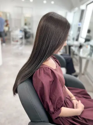ロング 銀座/美髪矯正カラー 髪質改善特化🍎のヘアスタイル