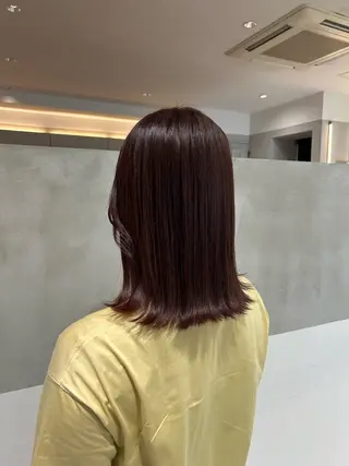 ミディアム カラー ナチュラル/韓国💎 haruka 💎のヘアスタイル