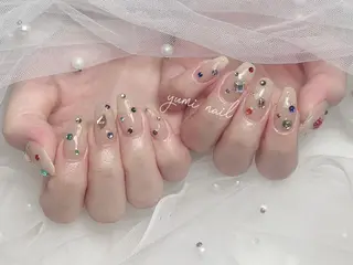 ネイル 𝐲𝐮𝐦𝐢🎀 長さ出しデザイン専門のネイルデザイン