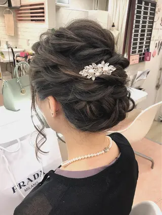 セミロング ヘアセット/着付け 専門店☆Alludyのヘアスタイル