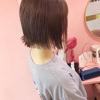 ショート カラー プル艶職人/ にしものヘアスタイル