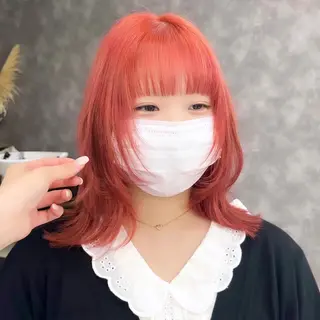ロング カラー パーマ ヘアアレンジ メンズ キッズ ネイル マツエク・マツパ アイブロウ 🐺ウルフ×ハイトー ン🖤Yukinoのヘアスタイル