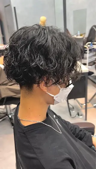 ショート パーマ メンズ 🦩パーマン🦩佐藤 航太のヘアスタイル