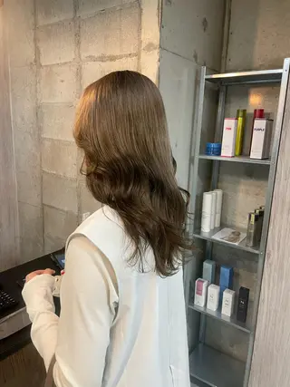 セミロング 福岡美容師 SOUTAのヘアスタイル