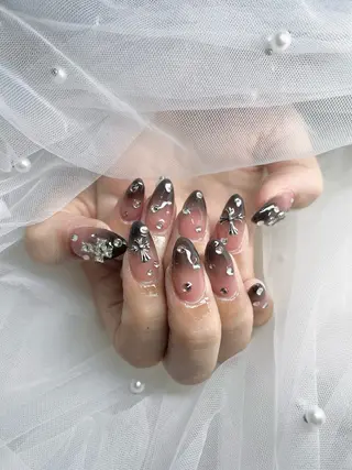 ネイル 💖長さ出し＆ 韓国ネイルaya💖のネイルデザイン