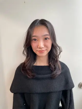 セミロング 🎀レイヤー/パーマ カラー/ai🎀のヘアスタイル