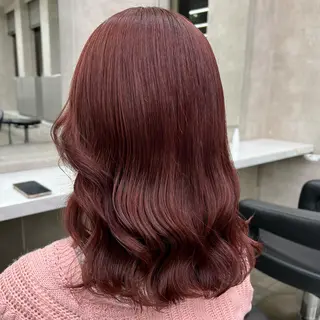 セミロング 💖札幌カラー 指名No.1💖玲奈のヘアスタイル