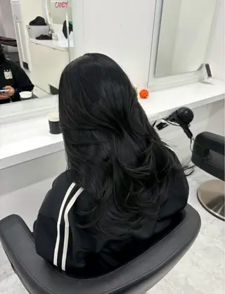 ロング カラー mao⭐️ 透明感カラー‎⭐️のヘアスタイル