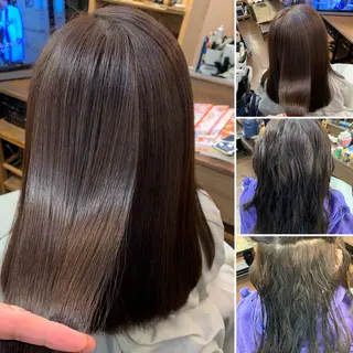 セミロング 縮毛矯正専門店 FUNNYのヘアスタイル