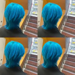 ミディアム カラー レイヤー×艶髪特化 マネージャー安藤光司のヘアスタイル