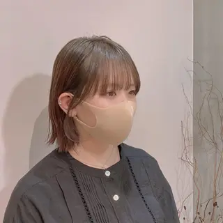 ショート パーソナルカラー lapiax阿部のヘアスタイル