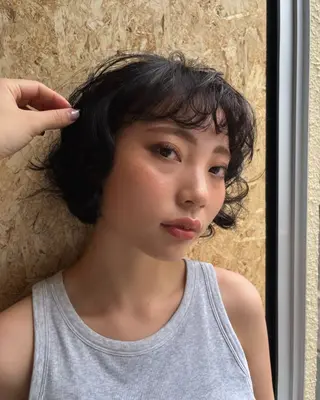 ミディアム パーマ JOULE'S natsukiのヘアスタイル
