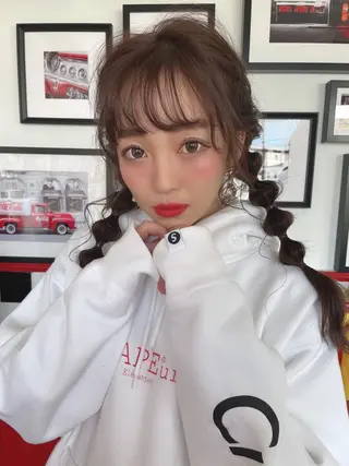 ヘアアレンジ m i k u n aのヘアスタイル