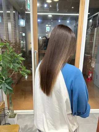 セミロング リキ/髪質改善 /縮毛矯正🫧のヘアスタイル