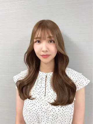 ミディアム カラー 韓国ヘア 店長NEGIのヘアスタイル