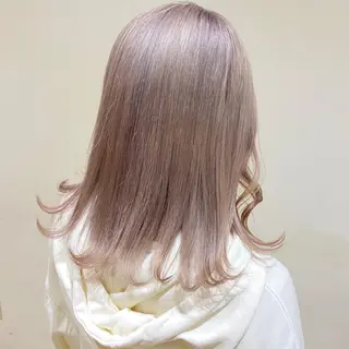 セミロング カラー ꧁𐬹川端 さくら𐬹꧂のヘアスタイル