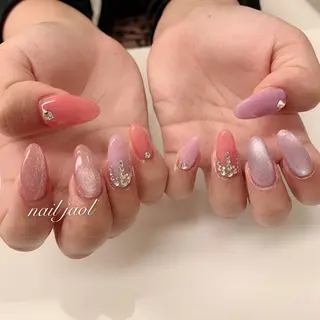 セミロング ネイルJaol 池袋のネイルデザイン
