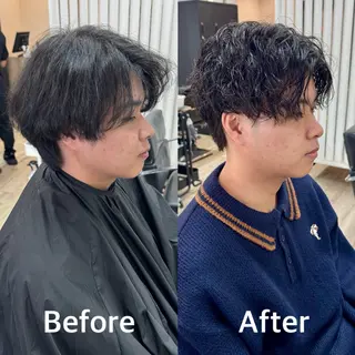 ショート パーマ メンズ 【池袋/スパイキー ショート】ⓝⓘⓜⓤのヘアスタイル