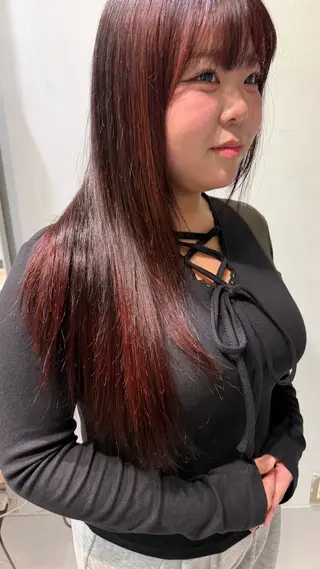 セミロング レイヤーカット ⭐シミズリホのヘアスタイル