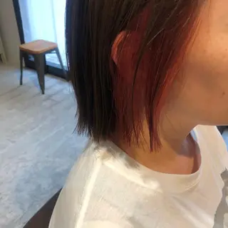 ミディアム カラー 東 みのりのヘアスタイル