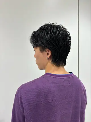 パーマ メンズ ダブルカラー 🩷Rio🩷のヘアスタイル