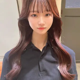 ロング 平尾 樹里のヘアスタイル