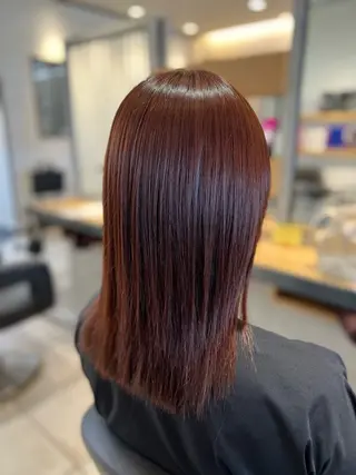 セミロング 大谷 真祈/似合わせ /ハイライト玄人のヘアスタイル