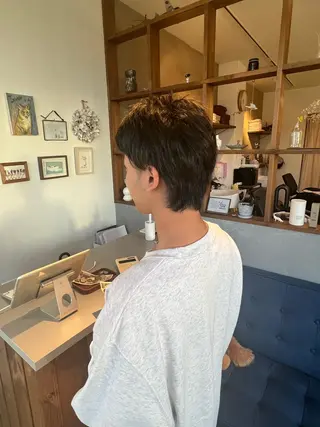 ショート メンズ 松永 真弥のヘアスタイル