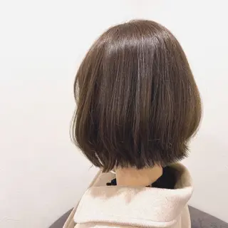 ミディアム ショートボブカット /堀内波玲のヘアスタイル