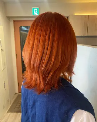 ミディアム 佐々木 雪菜のヘアスタイル