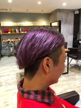 ミディアム カラー パーマ ヘアアレンジ メンズ キッズ ネイル マツエク・マツパ EnBlesS西宮 マンツーマン神道有基のヘアスタイル