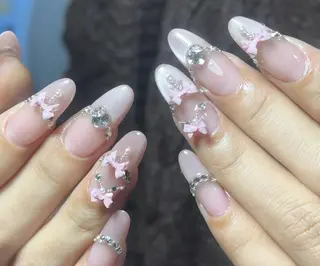 ネイル By moonネイル 🌷ワンホン/韓国風のネイルデザイン