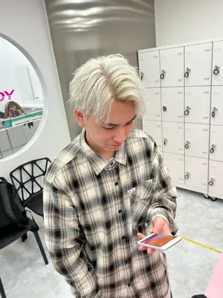 カラー ヘアアレンジ メンズ メンズ特化/パーマ/ カット/カラー/るなのヘアスタイル