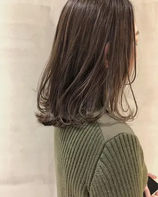 ミディアム ボブ/縮毛矯正 🌟梅田盛一🌟のヘアスタイル