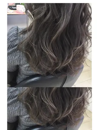 ロング カラー ヘアアレンジ タナカ タクヤのヘアスタイル