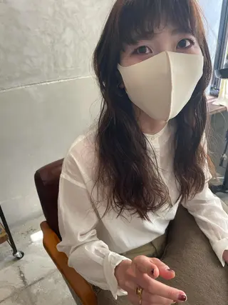 ロング さの あやねのヘアスタイル