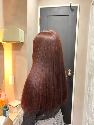 セミロング カラー 長田 すみれ子のヘアスタイル