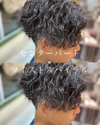 パーマ メンズ 仙台/メンズ/ フェザー/リョウのヘアスタイル