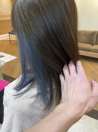 ミディアム 美髪質改善✨ 縮毛矯正✨HIDEのヘアスタイル