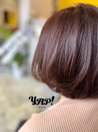 ミディアム カラー YAP！HAIR トコツメアヤノのヘアスタイル