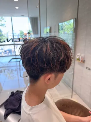 パーマ メンズ 堀 舜介/メンズカットのヘアスタイル