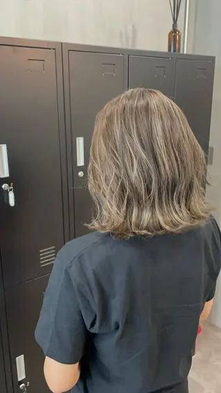 ミディアム カラー ALLENhair 八尾店のヘアスタイル