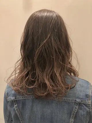 ミディアム カラー パーマ ヘアアレンジ ニシダヒカリ🌙 髪質改善×似合わせのヘアスタイル